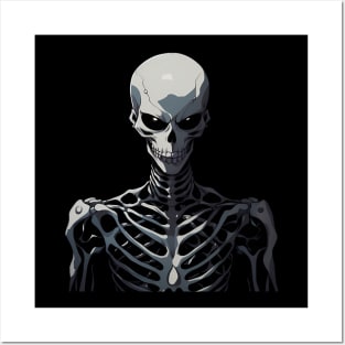 Anime Skeleton - Spooky Halloween Horror Goth Posters and Art